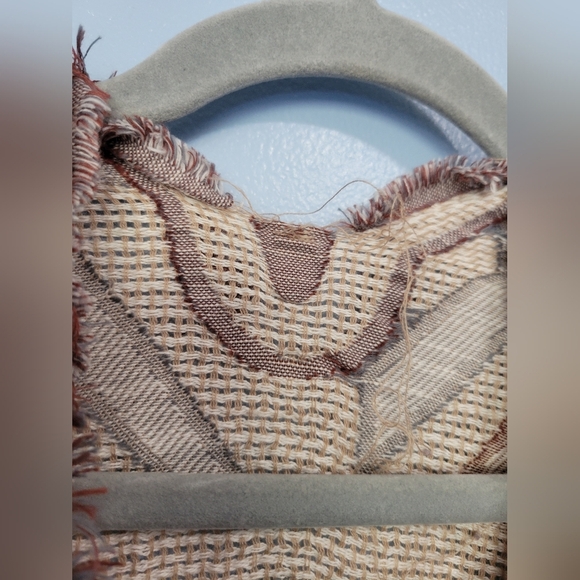 Lucky Brand Kimono Poncho Fringe Cardigan OS - Picture 4 of 7